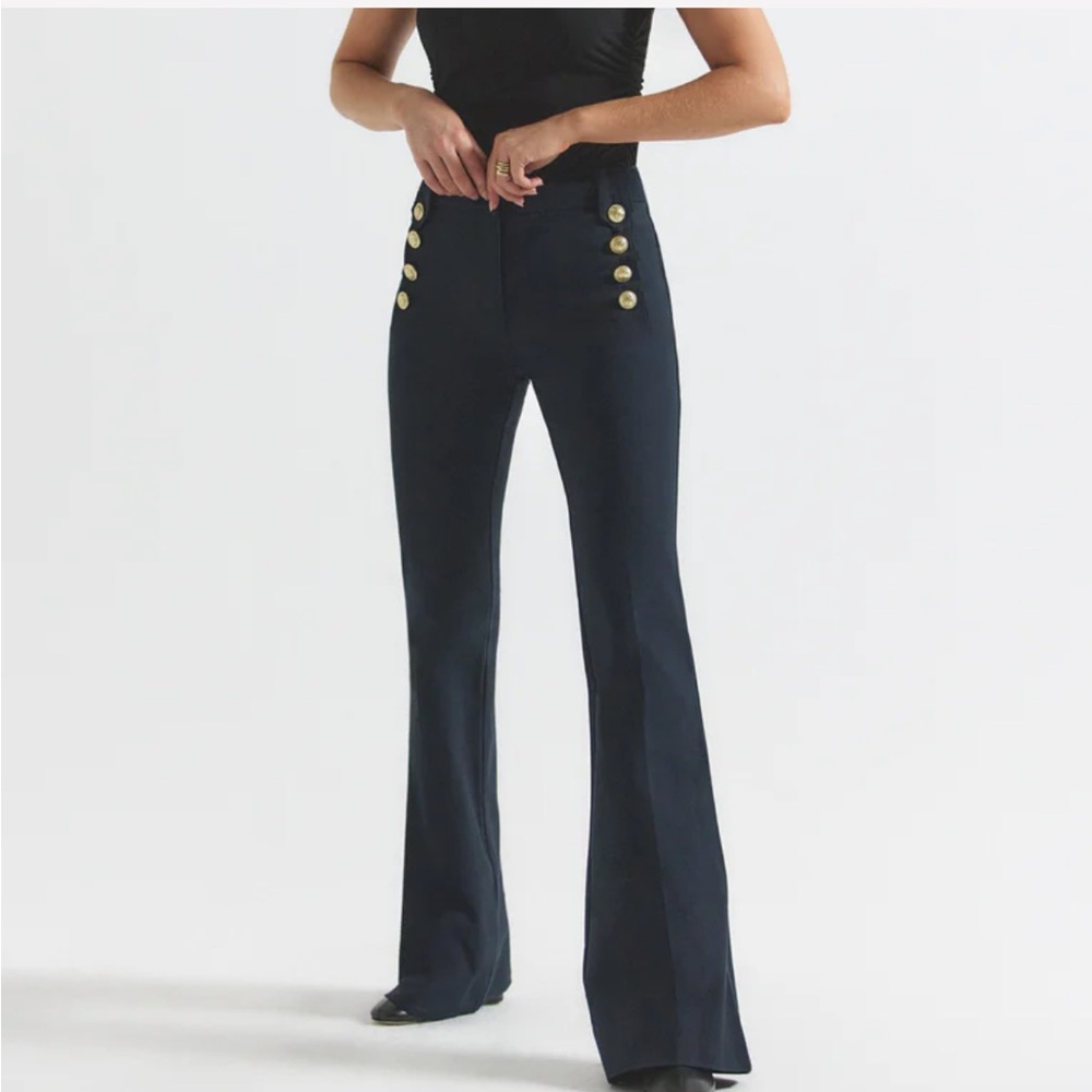 Derek lam 10 Crosby Robertson flare trousers. Midnight size 2